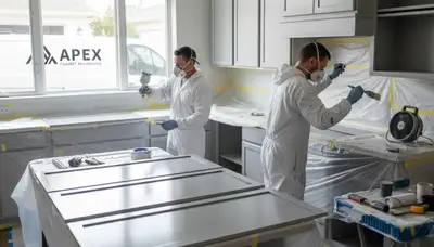 Cabinet painting service in Salt Lake City, UT for durable kitchen finishes