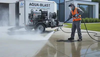 Concrete pressure cleaning for driveways and patios in Salt Lake City, UT