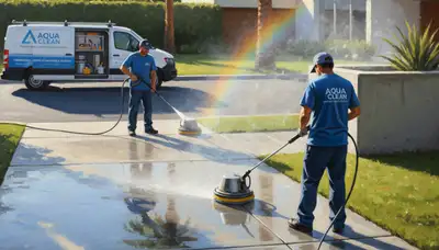 Concrete pressure cleaning service in Salt Lake City, UT for driveways, patios, and walkways