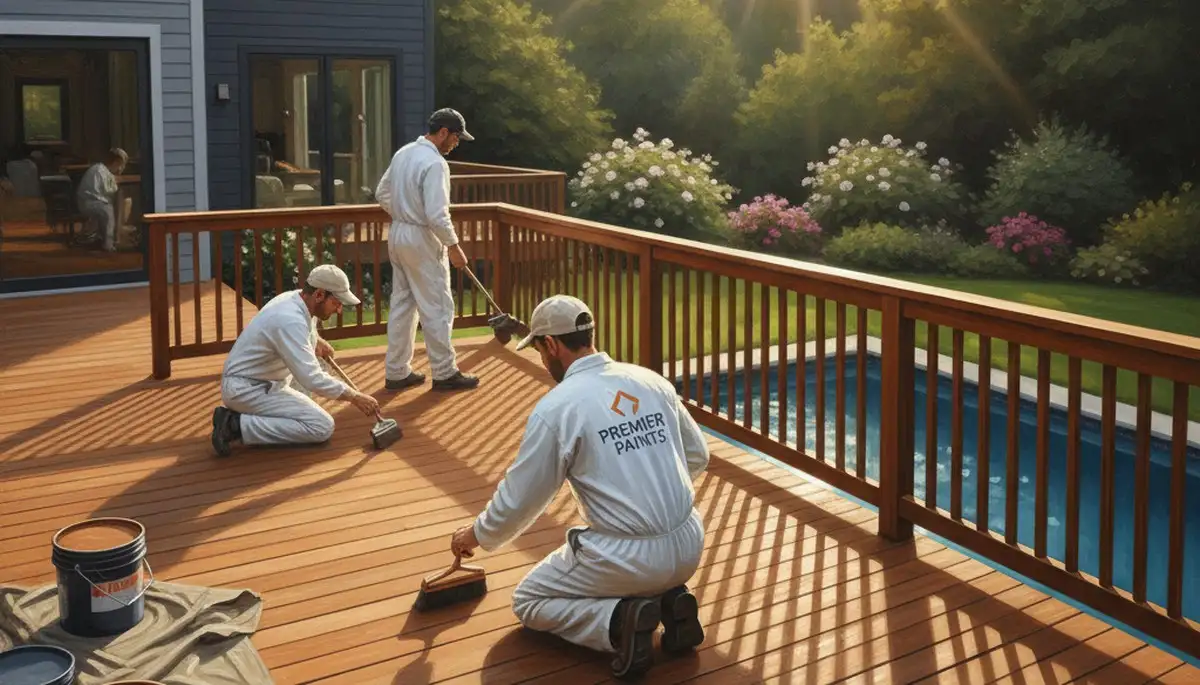 Deck staining service in Salt Lake City, UT by Salt Lake City Paint Pros