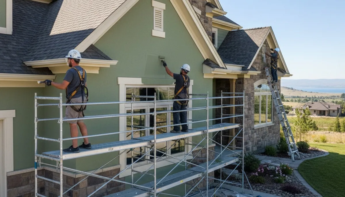 Salt Lake City, UT painting crew providing professional interior and exterior painting services