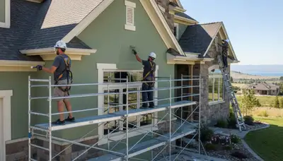 Salt Lake City, UT painting crew providing professional interior and exterior painting services