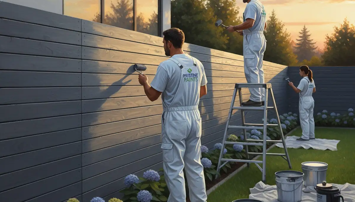 Fence painting for Salt Lake City, UT home protection and curb appeal