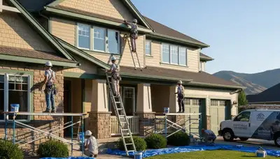 Salt Lake City, UT painting contractors providing professional interior and exterior house painting services