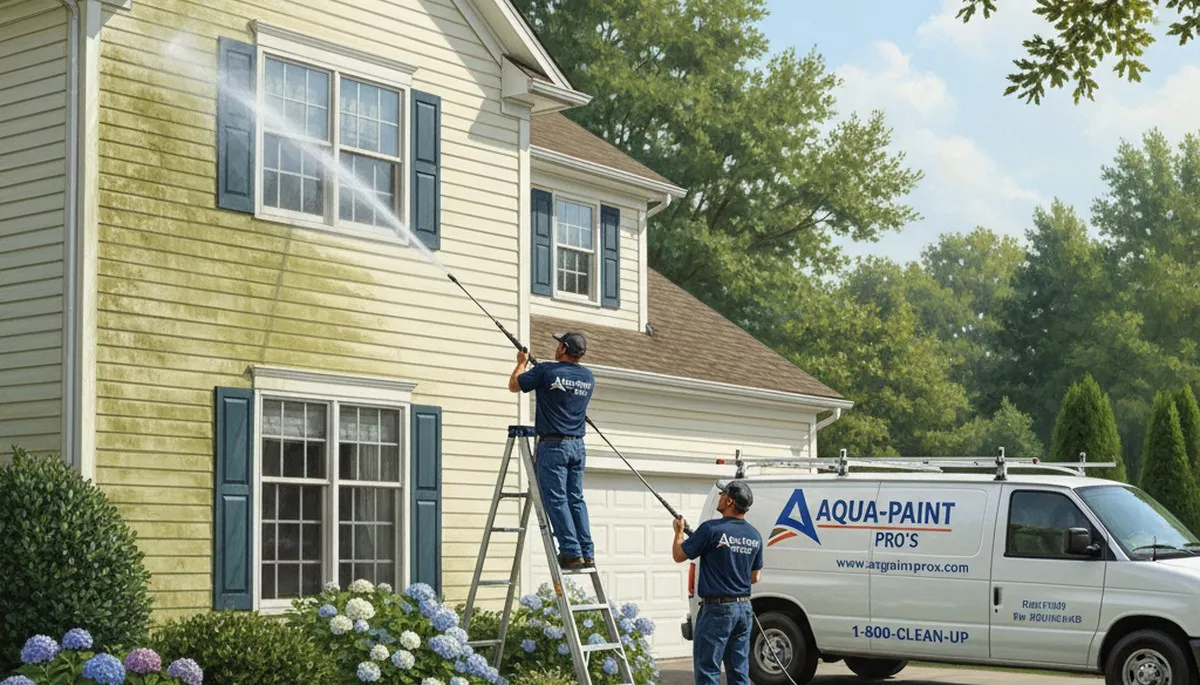 Vinyl siding pressure cleaning in Salt Lake City, UT by Salt Lake City Paint Pros