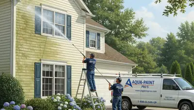 Vinyl siding pressure cleaning in Salt Lake City, UT by Salt Lake City Paint Pros