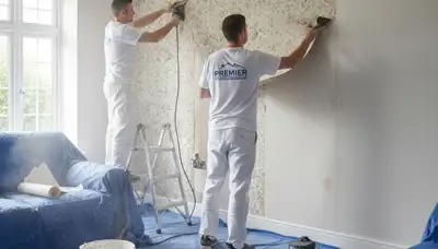 Wallpaper removal service in Salt Lake City, UT for smooth, paint-ready walls