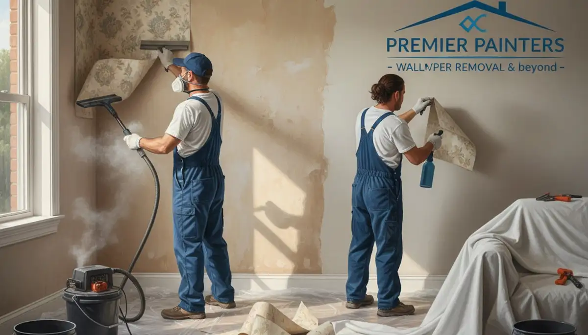 Wallpaper removal service in Salt Lake City, UT for smooth wall prep by Salt Lake City Paint Pros