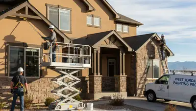 Salt Lake City, UT painting contractor exterior painting project by Salt Lake City Paint Pros